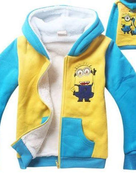 Despicable Me Minions Fleece Pullover Hoodie Toddler to Kids