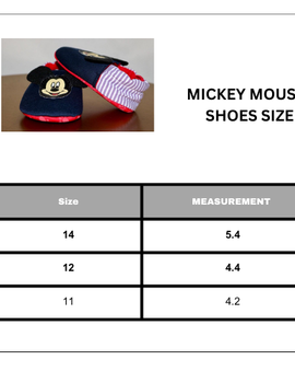 Mickey Mouse Baby Shoes