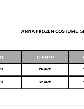 ANNA FROZEN COSTUME DRESS FOR GIRLS BLUE NET & SILK