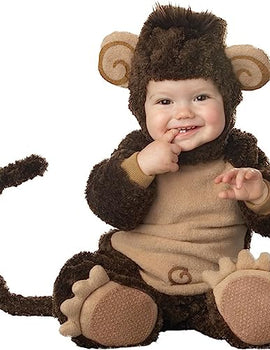 Fun World Unisex Baby Monkey Costume, Brown