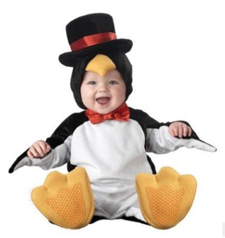Dress Up America Penguin Costume for Toddlers - Adorable Penguin Onesie Outfit for Babies