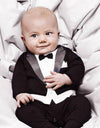 Beautiful Tuxedo suit Design-1 Romper for your little Gentle man