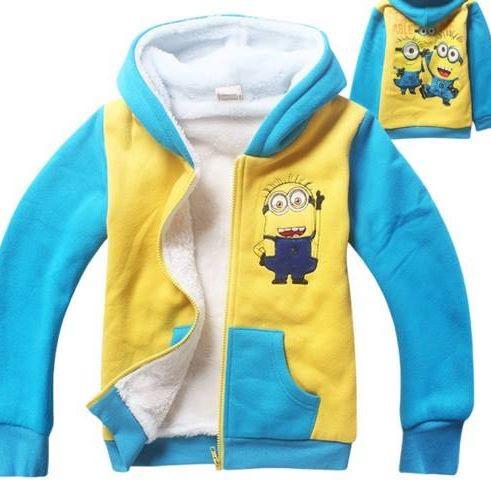 Despicable Me Minions Fleece Pullover Hoodie Toddler to Kids