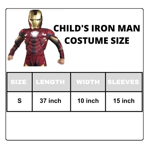 Rubie's Marvel Avengers: Endgame Child's Iron Man Costume & Mask, Small, Red