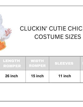 Infant Cluckin' Cutie Chicken Costume by In character Costumes