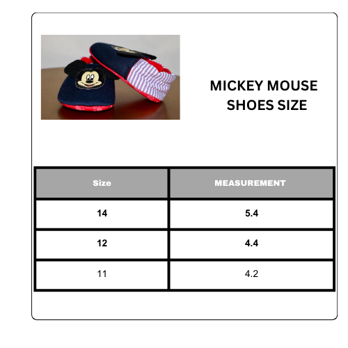 Mickey Mouse Baby Shoes