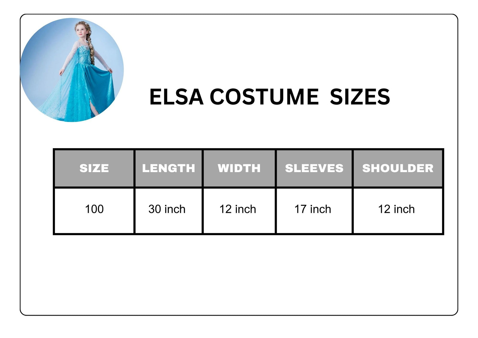 Elsa dress (frozen 1) Girls Dress