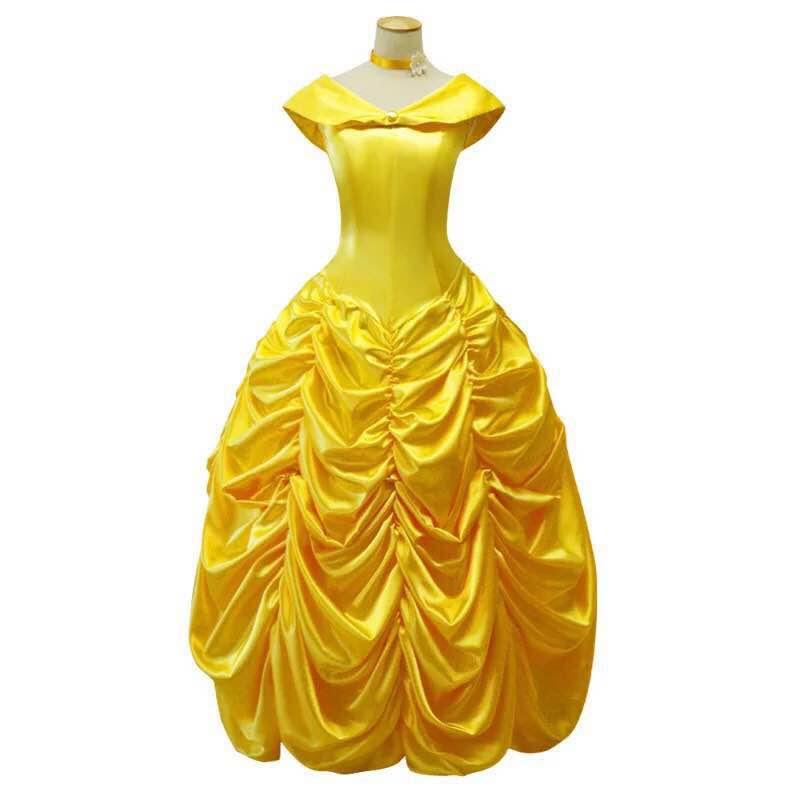 Belle silk dress / Belle Beauty and the Beast cosplay