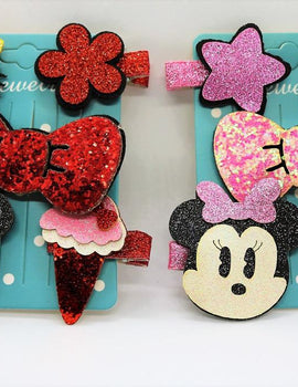 Minnie mouse x Hello kitty pin set of 4