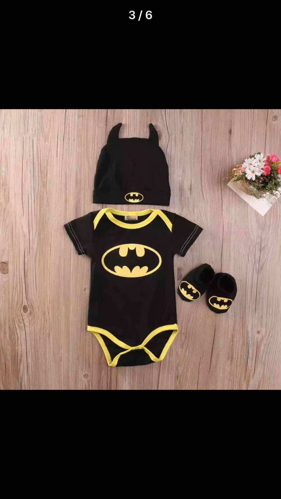 Batman DC Comics Baby Boys Romper