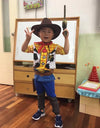 Boys Deluxe Cowboy Sheriff Woody Cartoon Movie Character Cosplay Halloween Party Fancy Costume