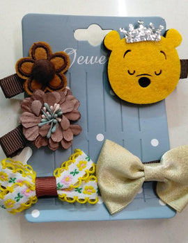 Pooh Bear Hair Pin Set