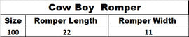 Baby Boy Cowboy Outfit / Romper