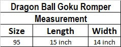 Dragon Ball Goku Baby Boy Round Neck Breathable Romper