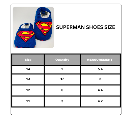 DC Comics Superman Toddler shoes